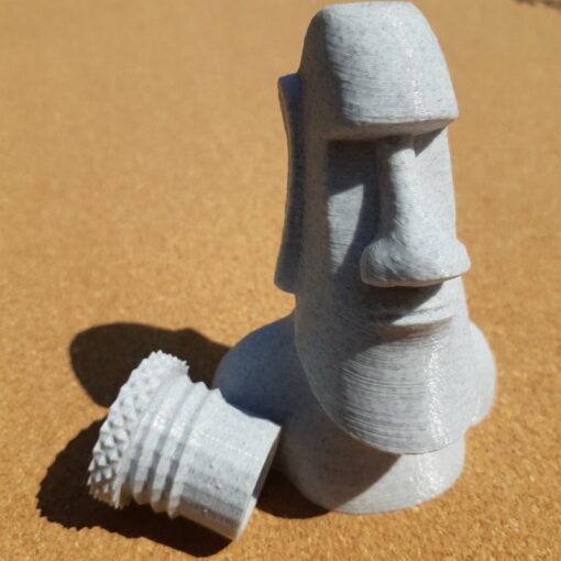3D Printed Easter Island Statue Cache